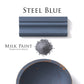 Steel Blue Homestead House Milk Paint colour swatches