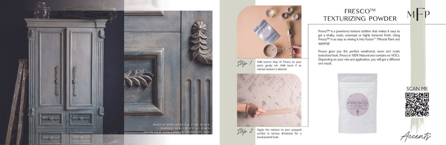 Fusion Mineral Paint Fresco Powder How To Instructions