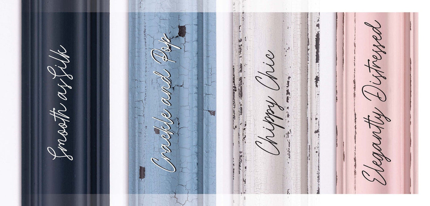 Milk Paint by Fusion Techniques - smooth, crackle, chippy, distressed