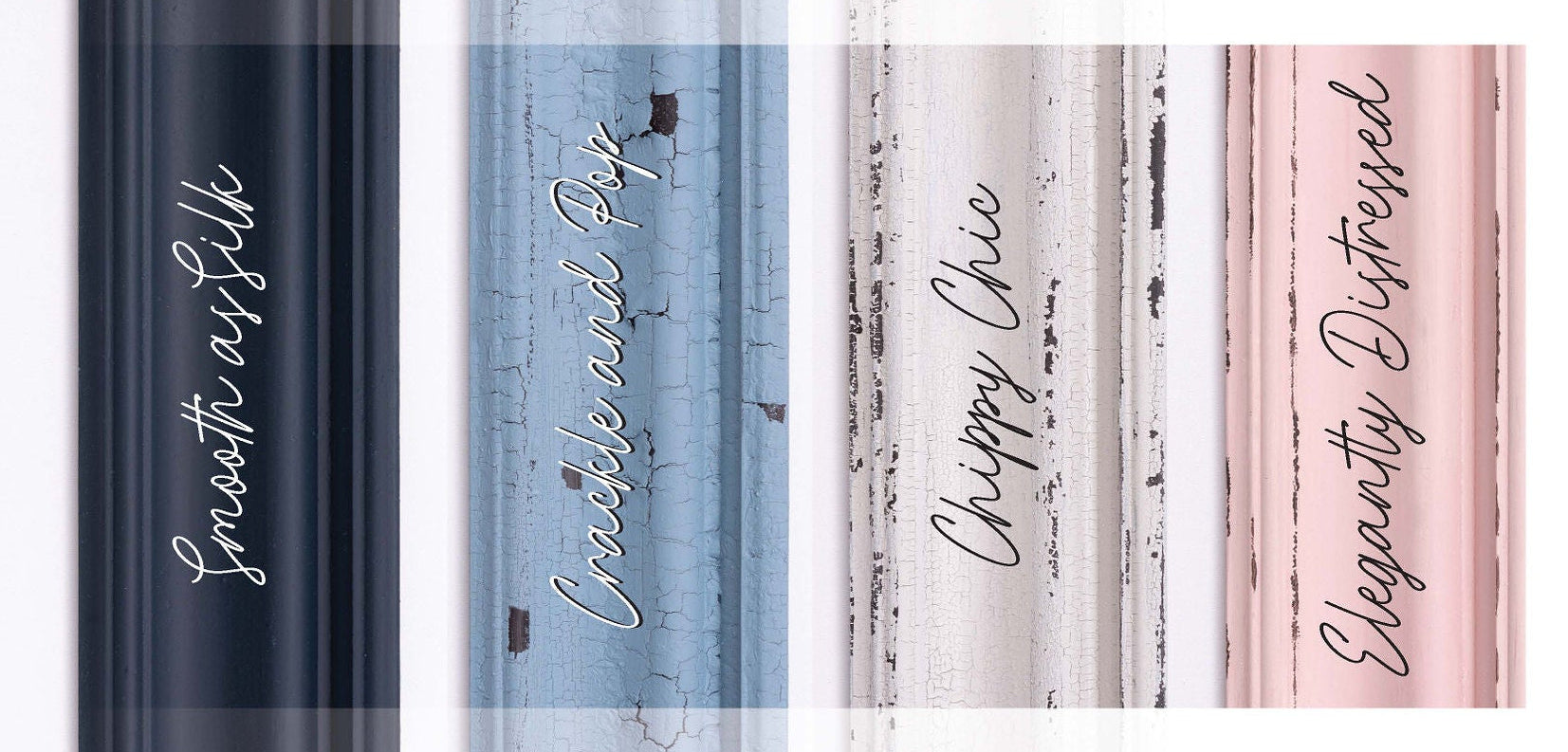 Milk Paint by Fusion Techniques - smooth, crackle, chippy, distressed