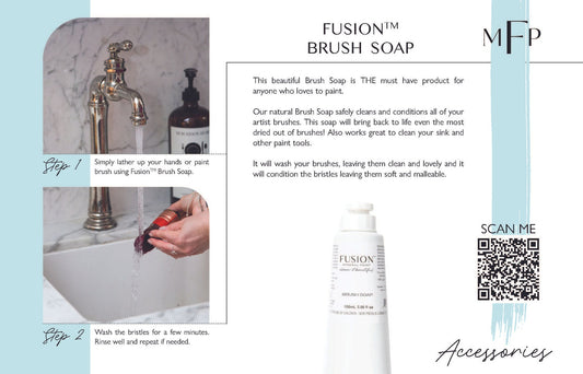 Fusion Brush Soap How To Use Instructions